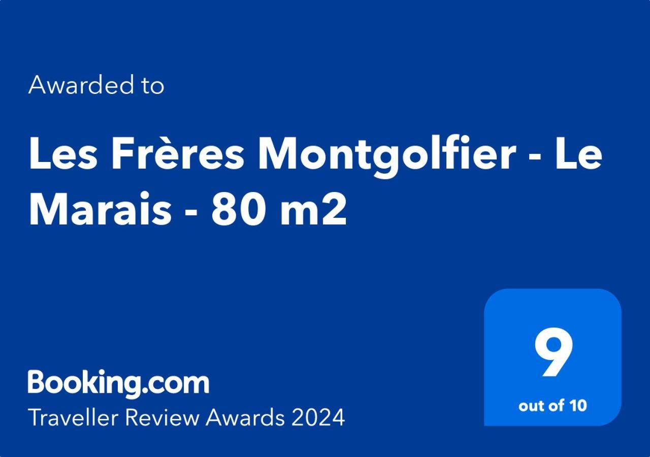 Les Freres Montgolfier - Le Marais - 80 M2 Apartamento Paris Exterior foto